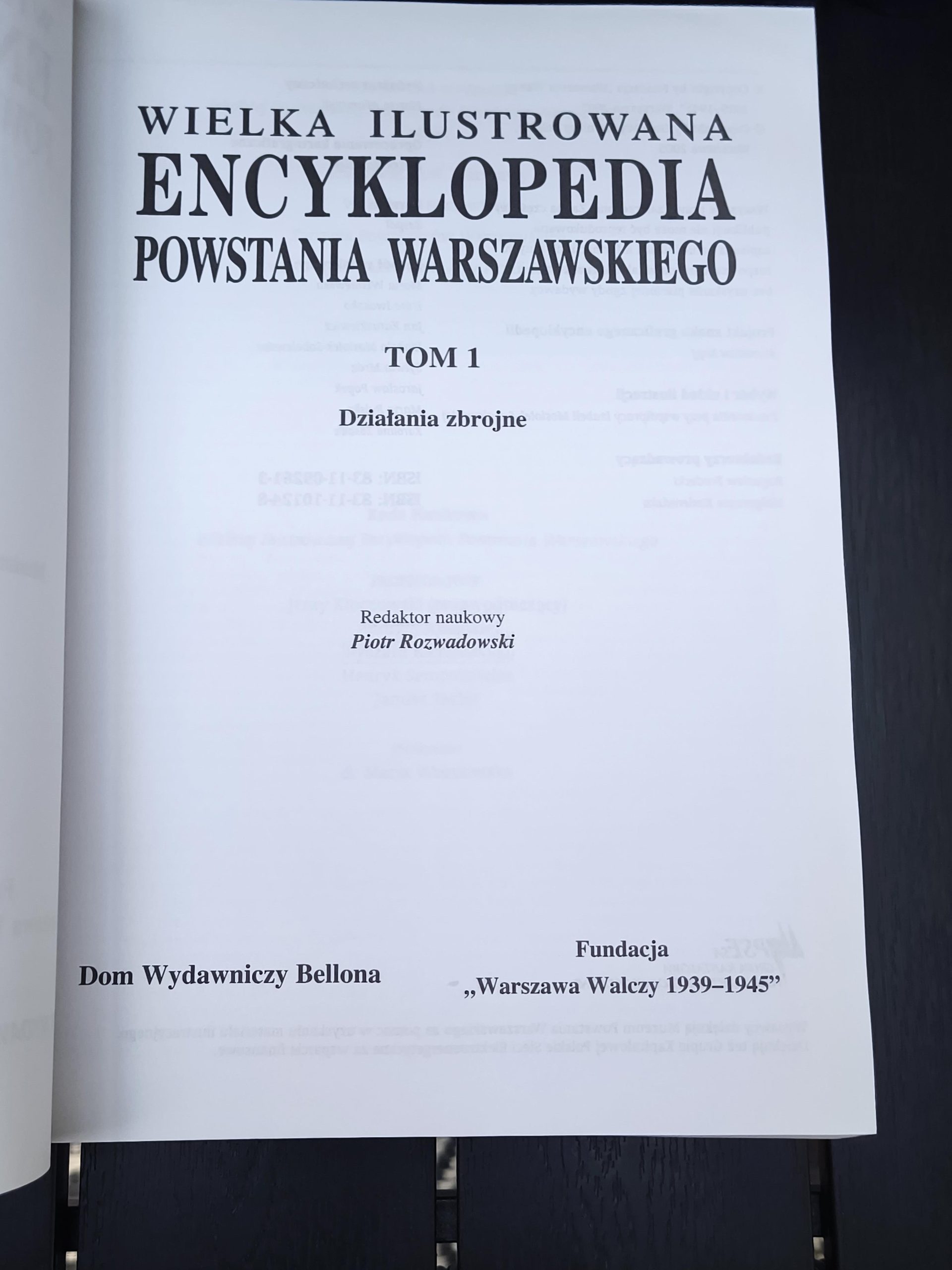 Wielka Ilustrowana Encyklopedia Powstania Warszawskiego, 2005 r.