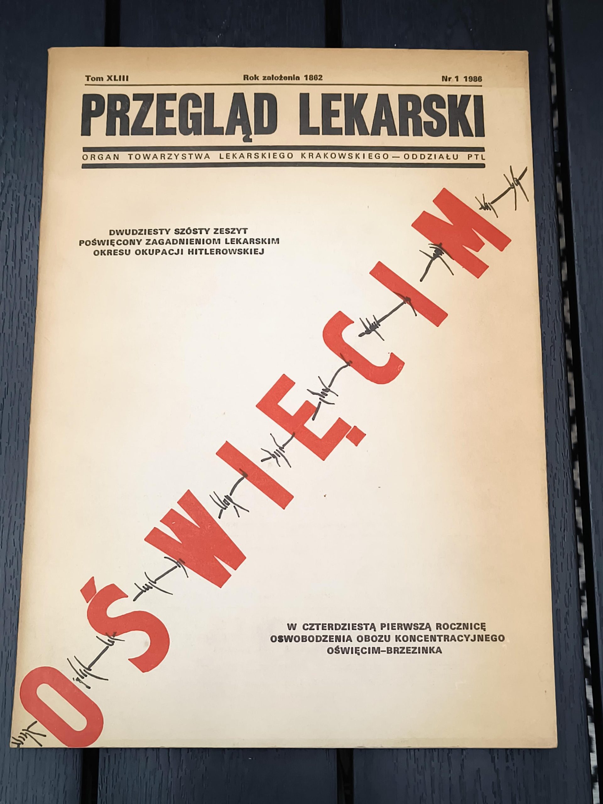 Czasopismo "Przegląd lekarski" Nr 1, 1986 r. - Oświęcim