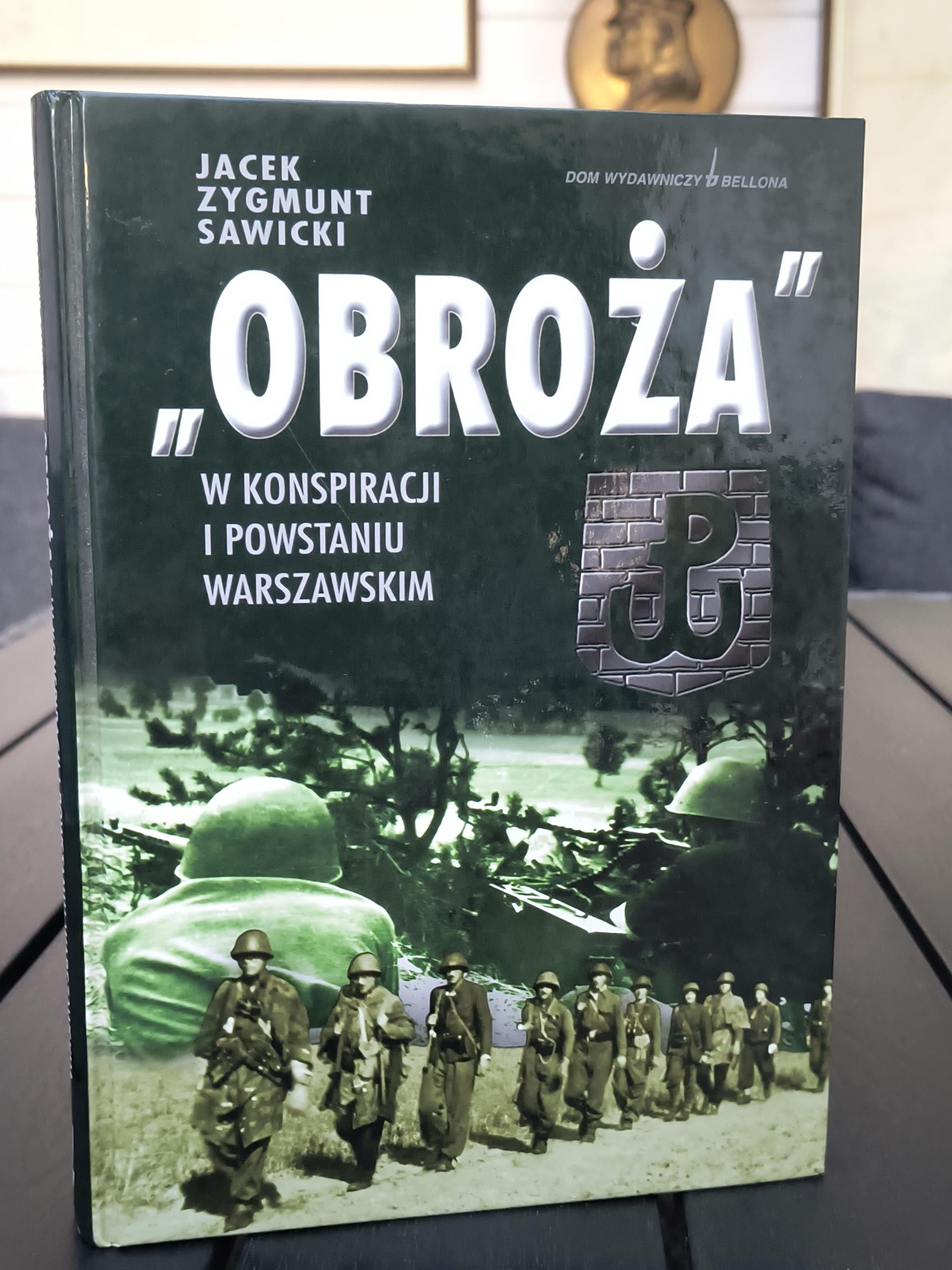 Książka "Obroża. W konspiracji i Powstaniu Warszawskim" Jacek Zygmunt Sawicki, 2002 r.