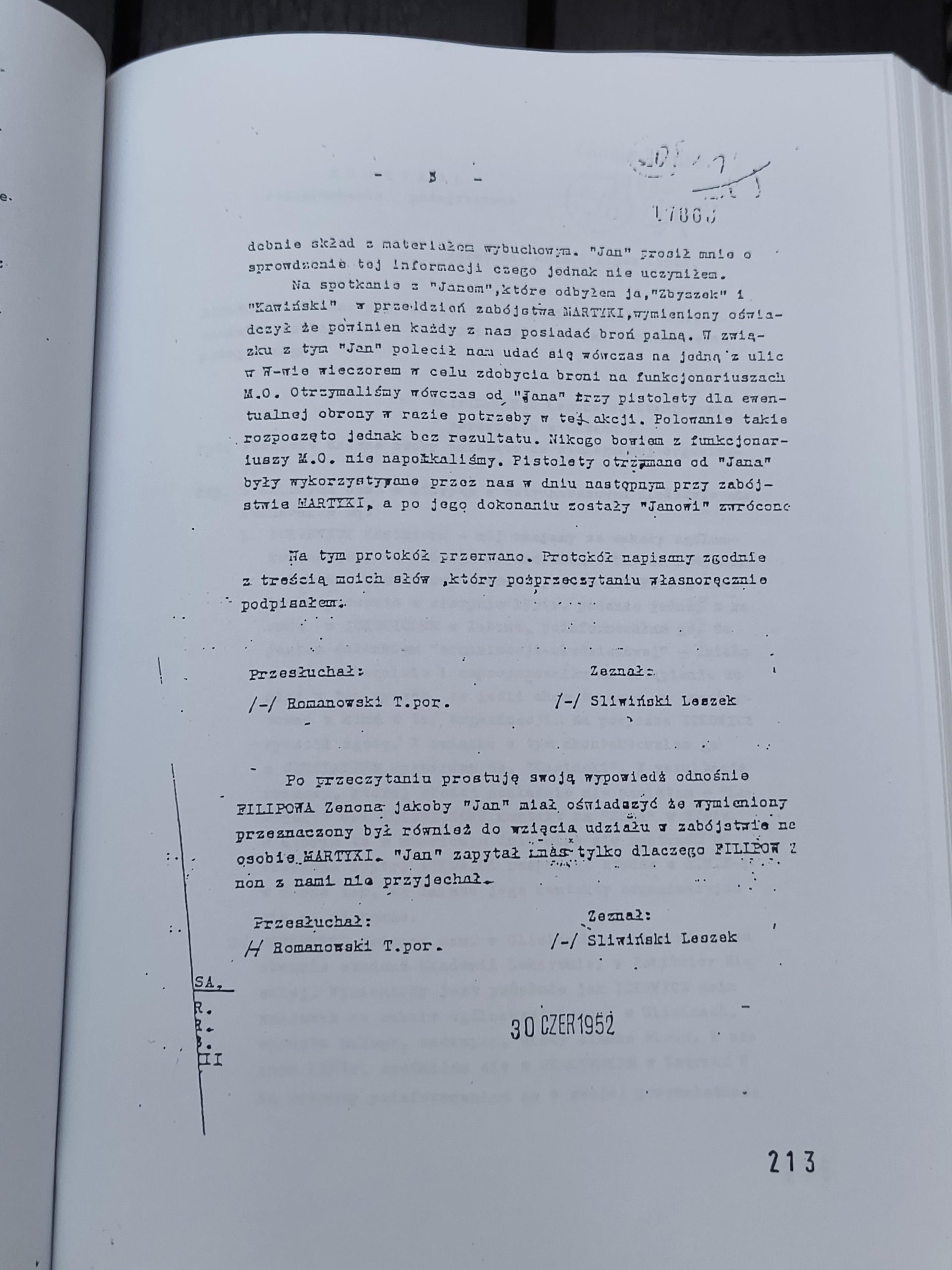 Książka "Moje 1407 dni i nocy w więzieniu mokotowskim. Wspomnienia" Tadeusz Denkowski, 2003 r. - z dedykacją autora