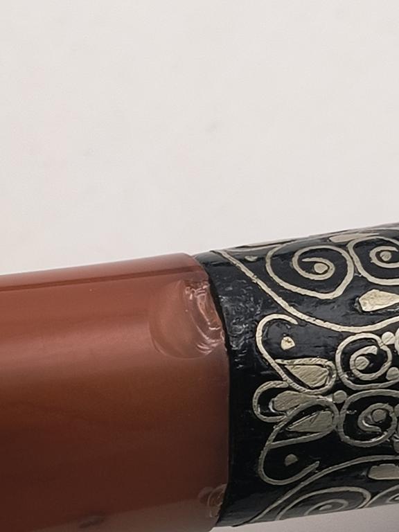 Cygarniczka z masy bursztynowej i drewna