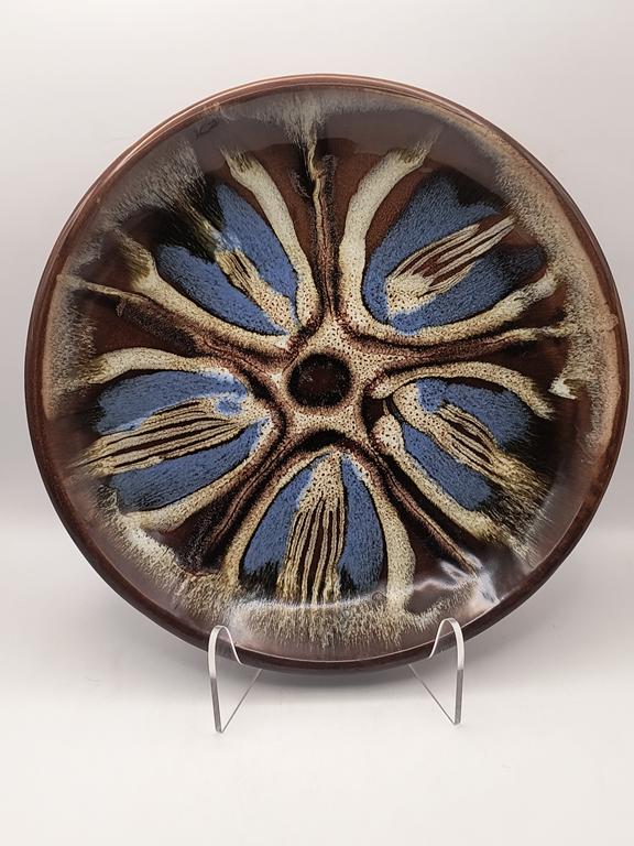 Patera ceramiczna - Spółdzielnia "Kamionka" w Łysej Górze, lata 70-te