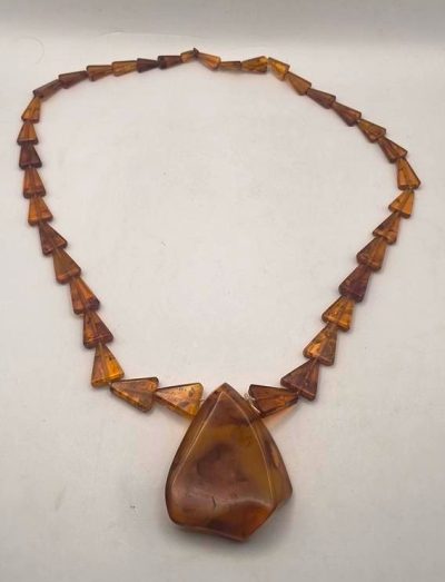 Naszyjnik z bursztynu