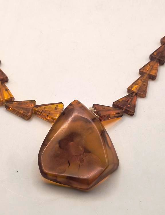 Naszyjnik z bursztynu
