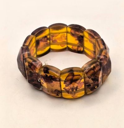 Bransoletka z bursztynu