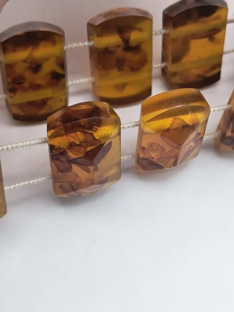 Bransoletka z bursztynu