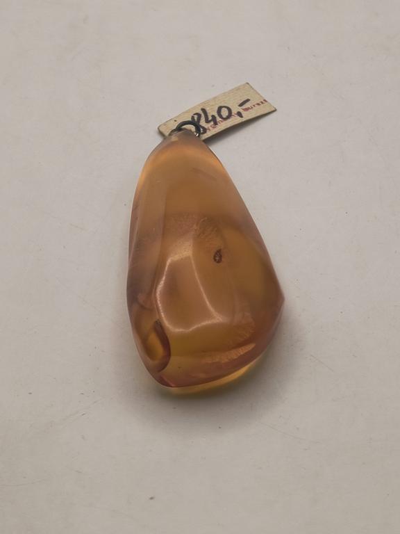 Zawieszka bursztyn - z oryginalną metką