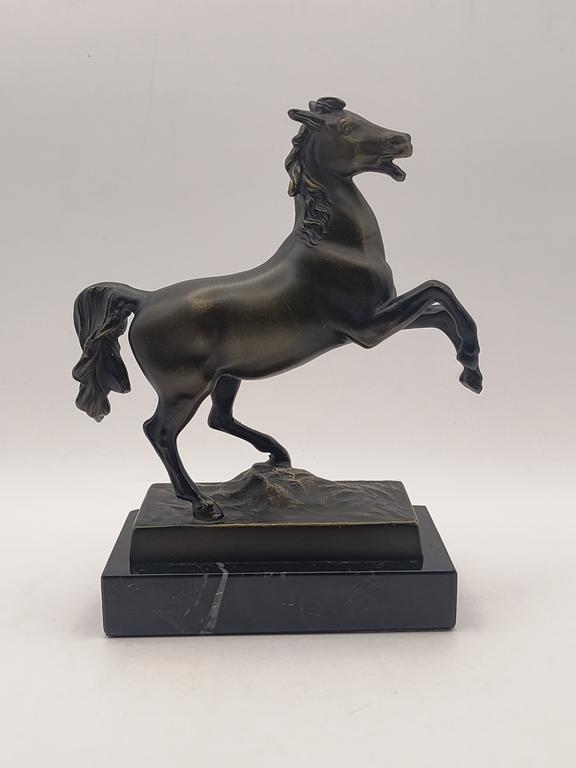 Figurka mosiężna - koń