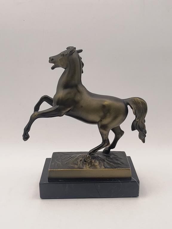 Figurka mosiężna - koń