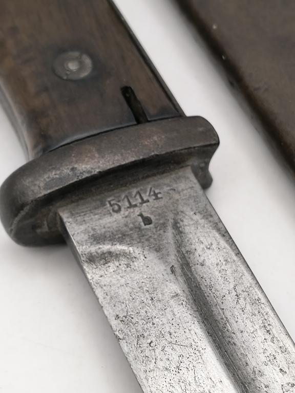 Bagnet niemiecki MAUSER - 1937,  Clemen & Jung z Solingen