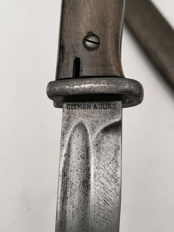 Bagnet niemiecki MAUSER - 1937,  Clemen & Jung z Solingen