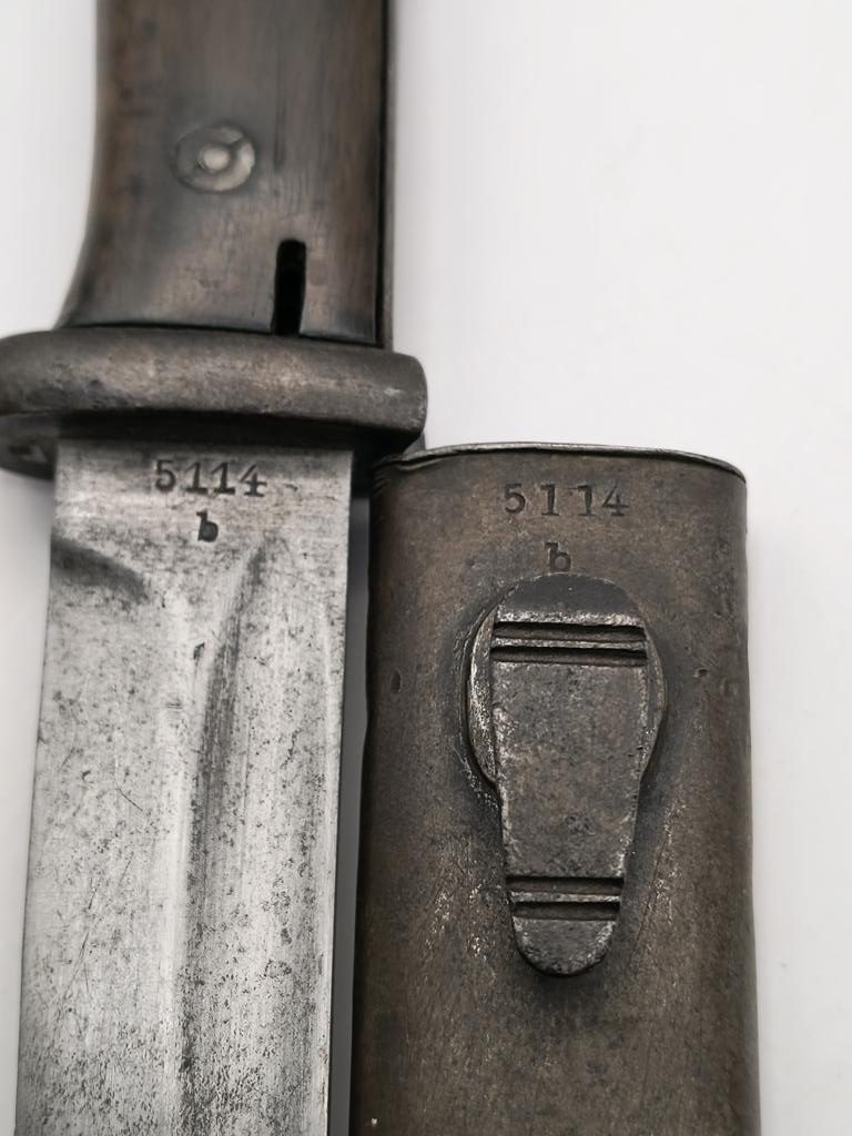 Bagnet niemiecki MAUSER - 1937,  Clemen & Jung z Solingen