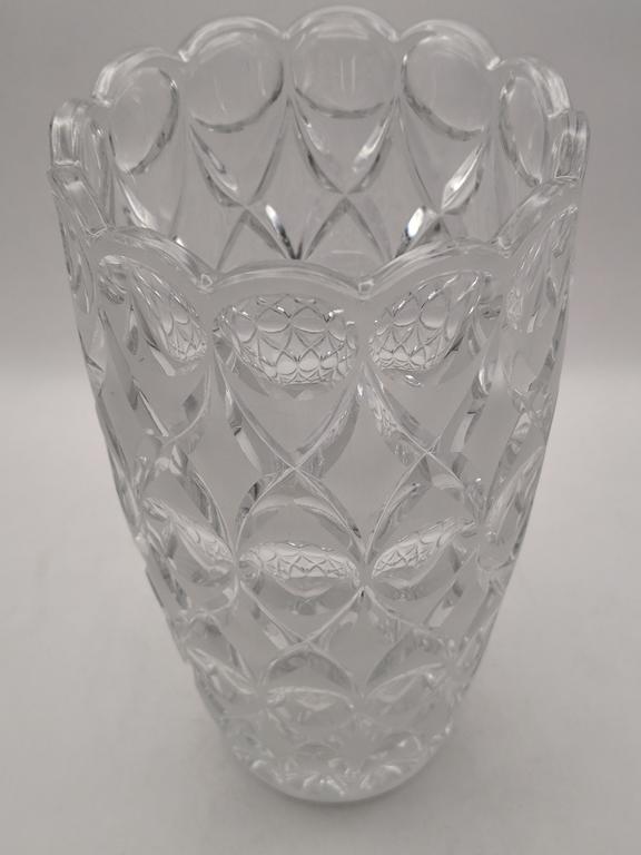 Wazon kryształowy z soczewkami