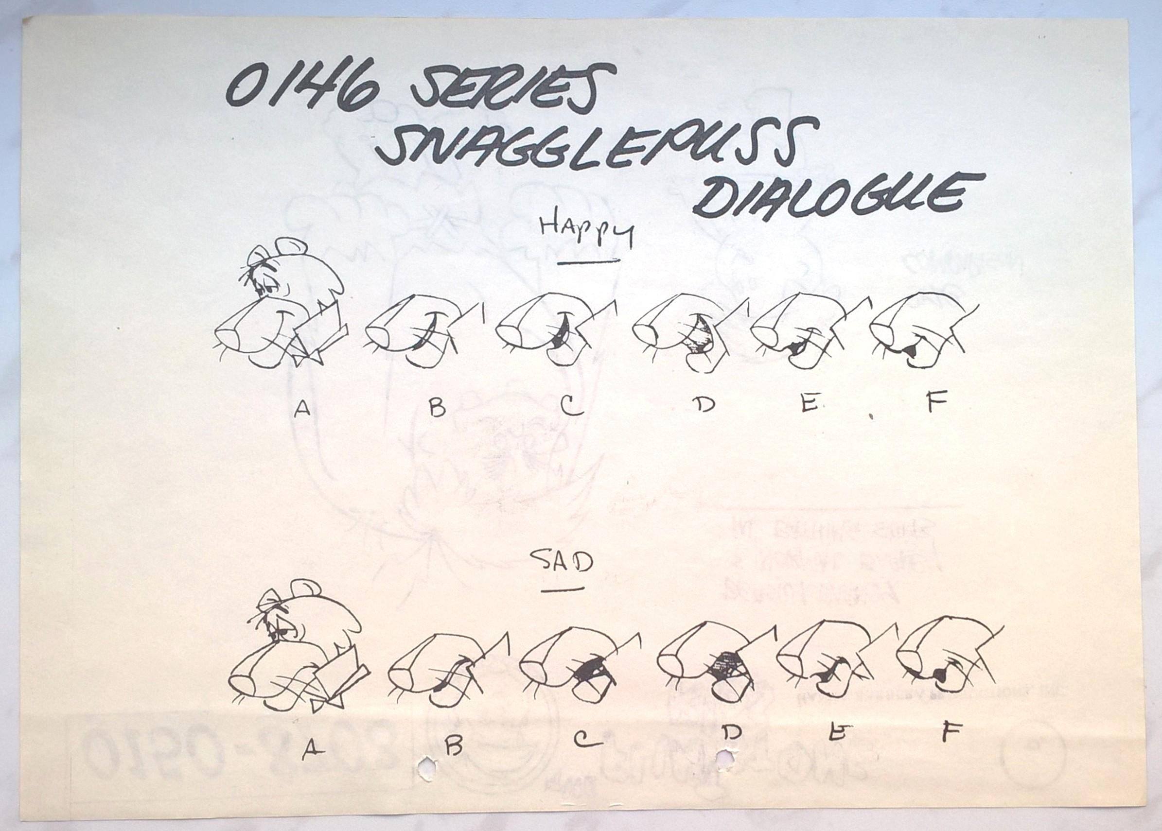 Oryginalny zestaw animacyjny z bajki THE FLINTSTONE KIDS – Barney w stroju kąpielowym, 1987 r.