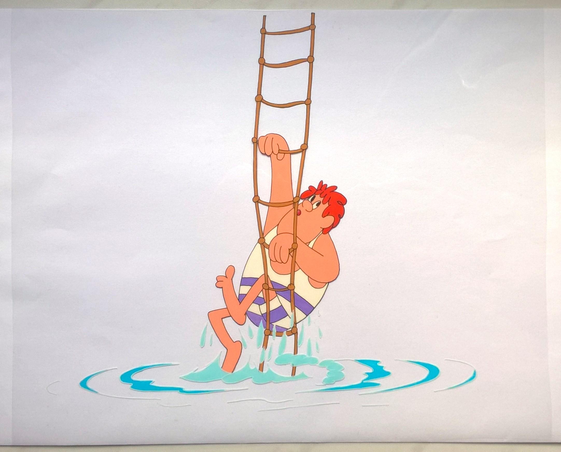 Oryginalna folia animacyjna z bajki „Wielka podróż Bolka i Lolka”