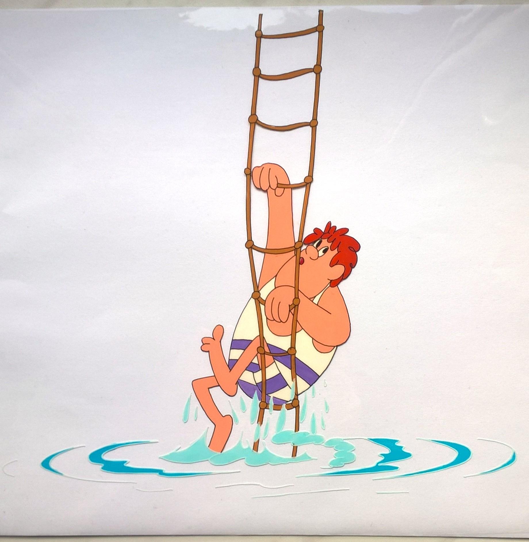 Oryginalna folia animacyjna z bajki „Wielka podróż Bolka i Lolka”