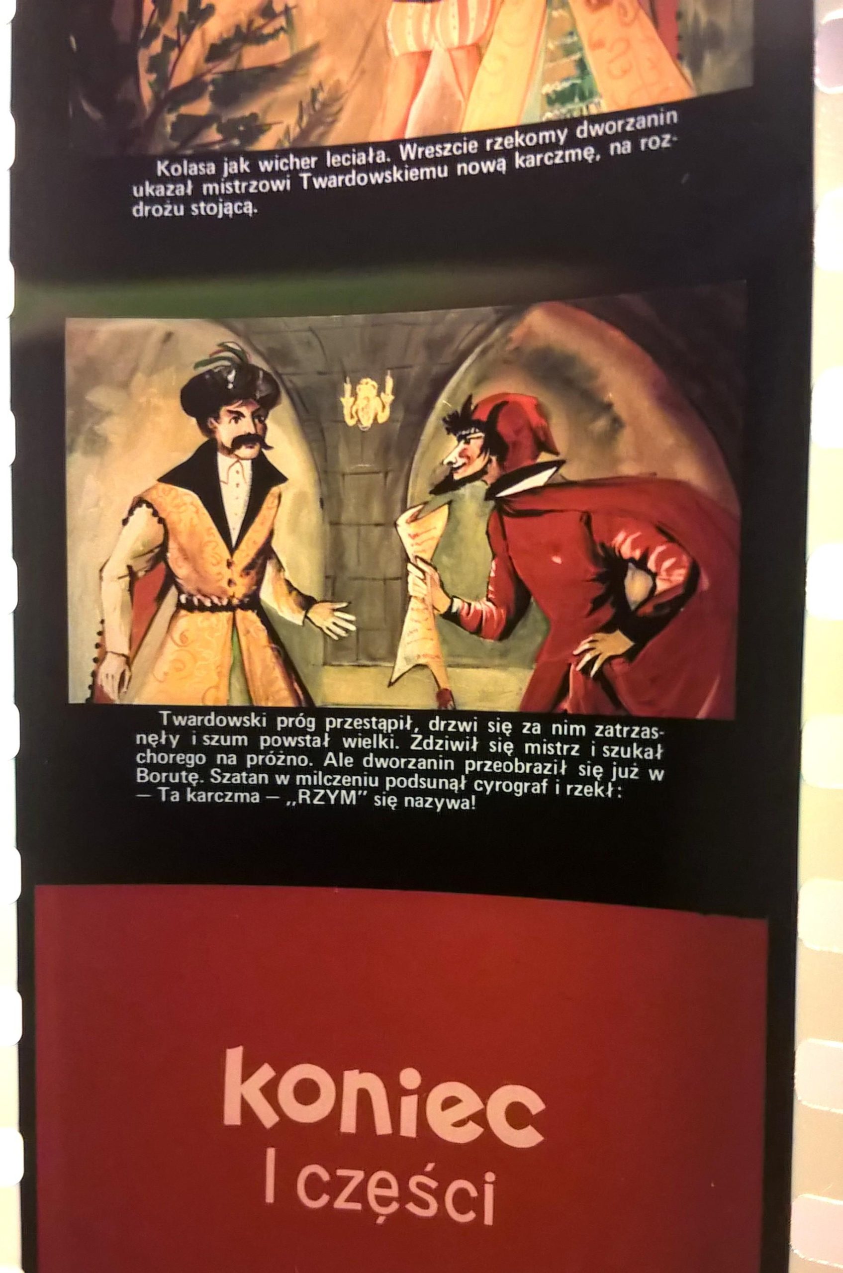 Bajka na projektor – przeźrocze „Mistrz Twardowski - Baśń o Polskim Czarnoksiężniku” - 2 części [13,14]