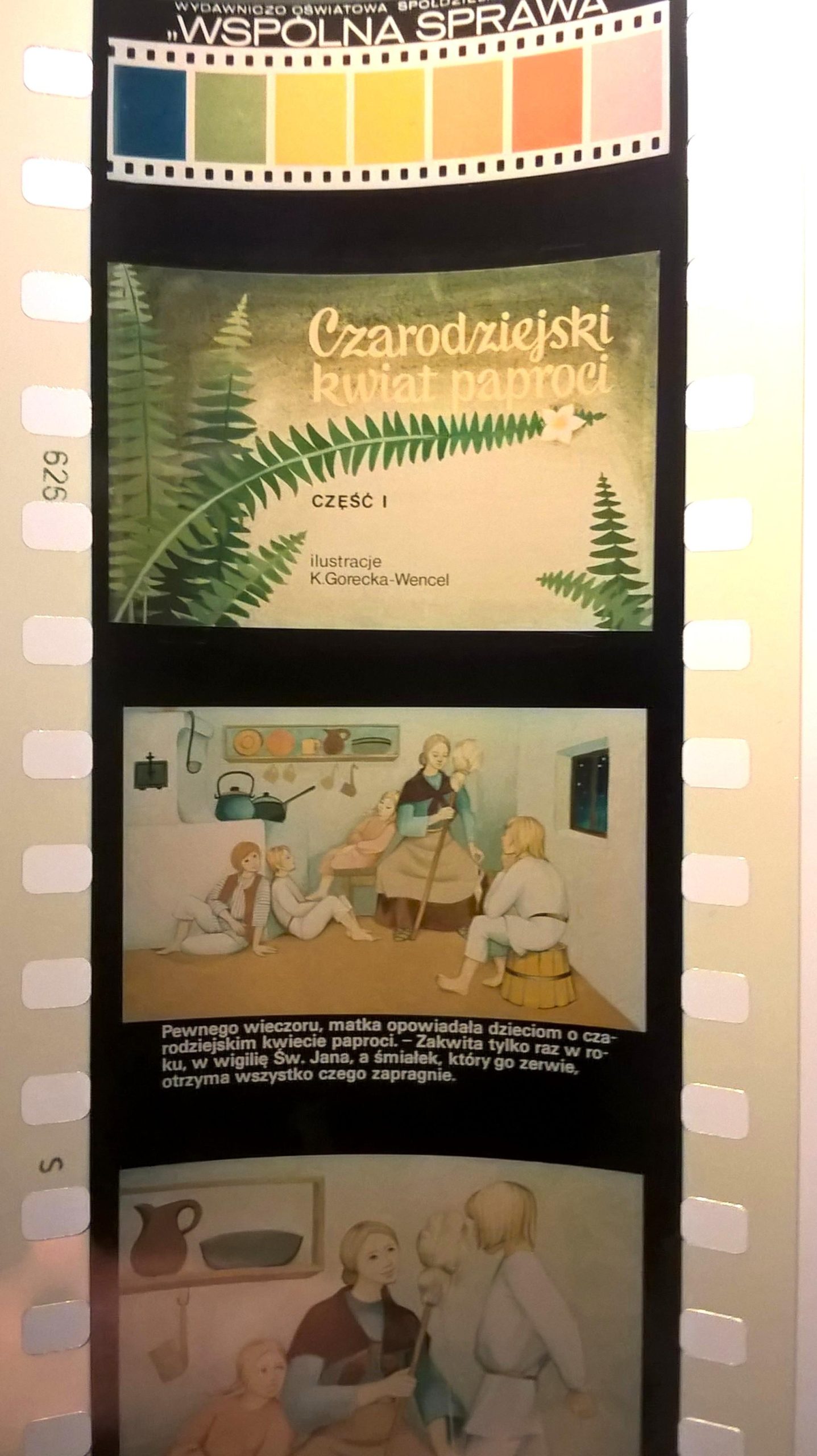 Bajka na projektor – przeźrocze „CZARODZIEJSKI KWIAT PAPROCI” - część I i II [16]