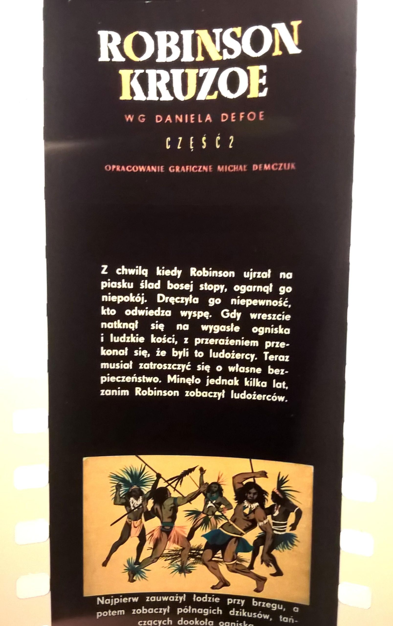 Bajka na projektor – przeźrocze „ROBINSON KRUZOE – wg Daniela Defoe” – 2 części [17,18]
