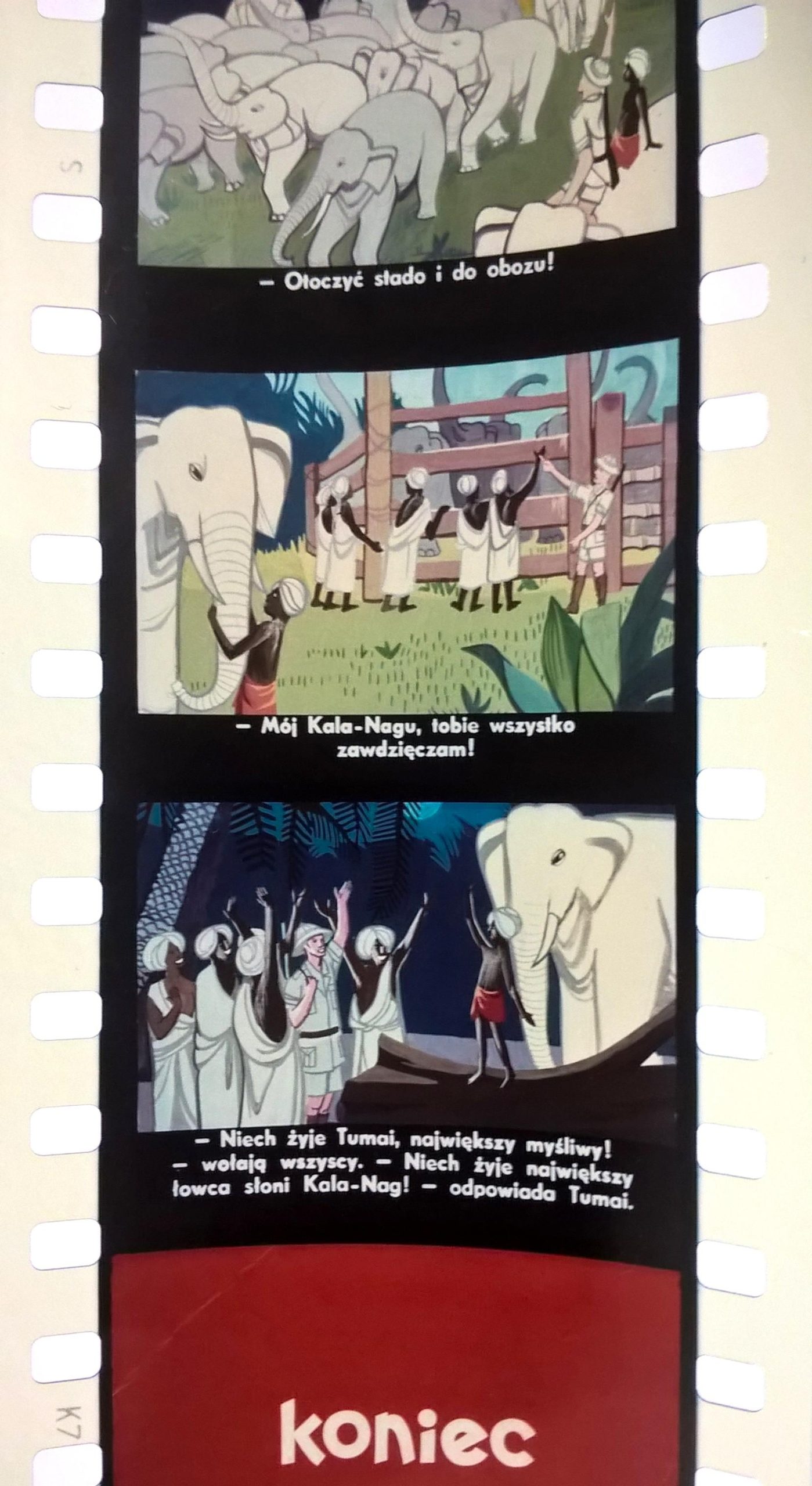 Bajka na projektor – przeźrocze „KALA-NAG”, 2 części [25,26]