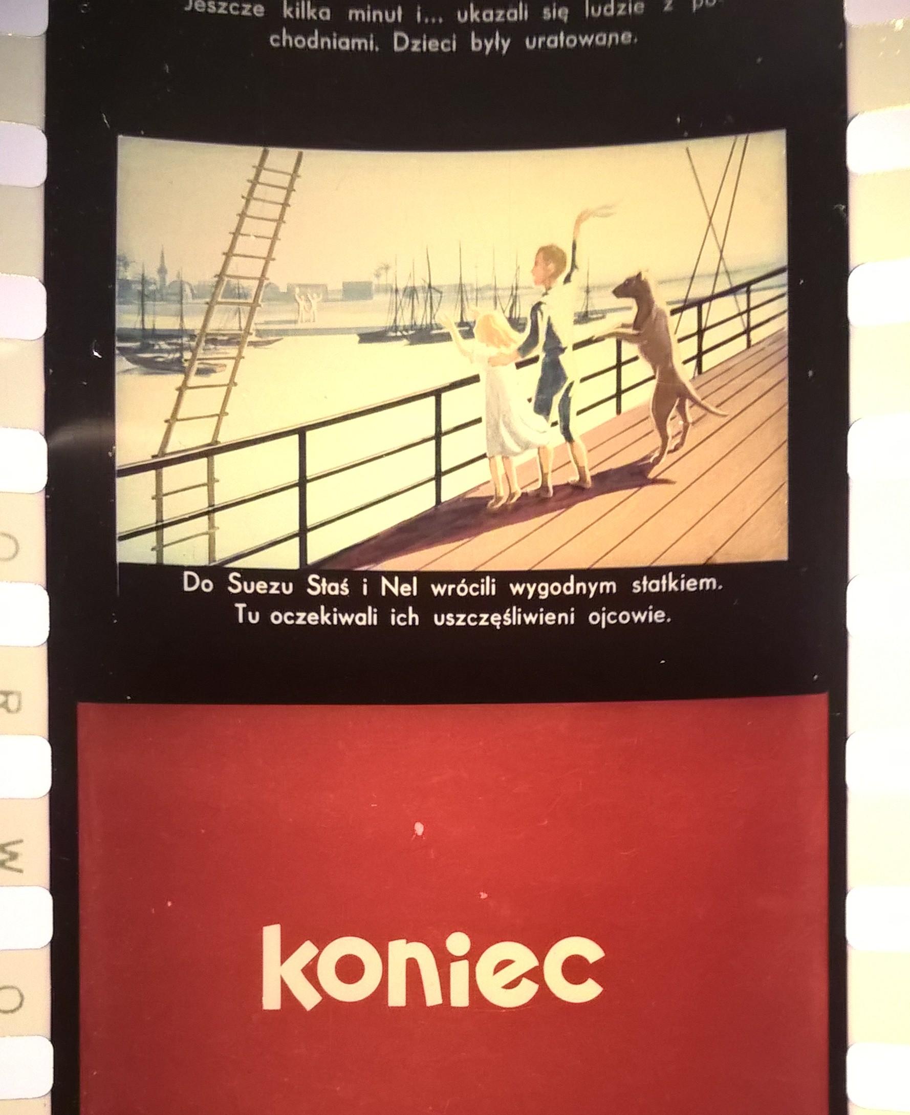 Bajka na projektor – przeźrocze „W pustyni i w puszczy” wg Henryka Sienkiewicza, II części [28,29]