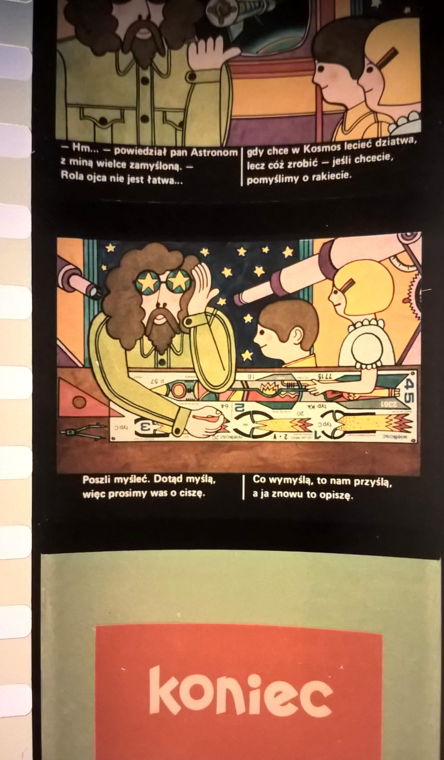Bajka na projektor – przeźrocze „DZIECI PANA ASTRONOMA” wg Wandy Chotomskiej [30]