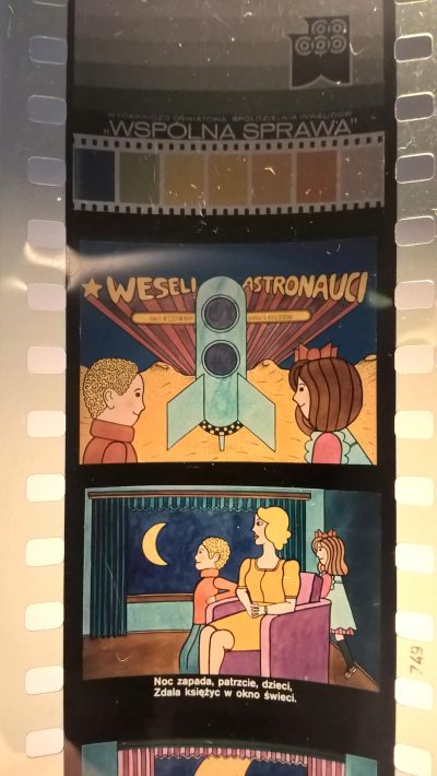 Bajka na projektor – przeźrocze „WESELI ASTRONAUCI” [31]