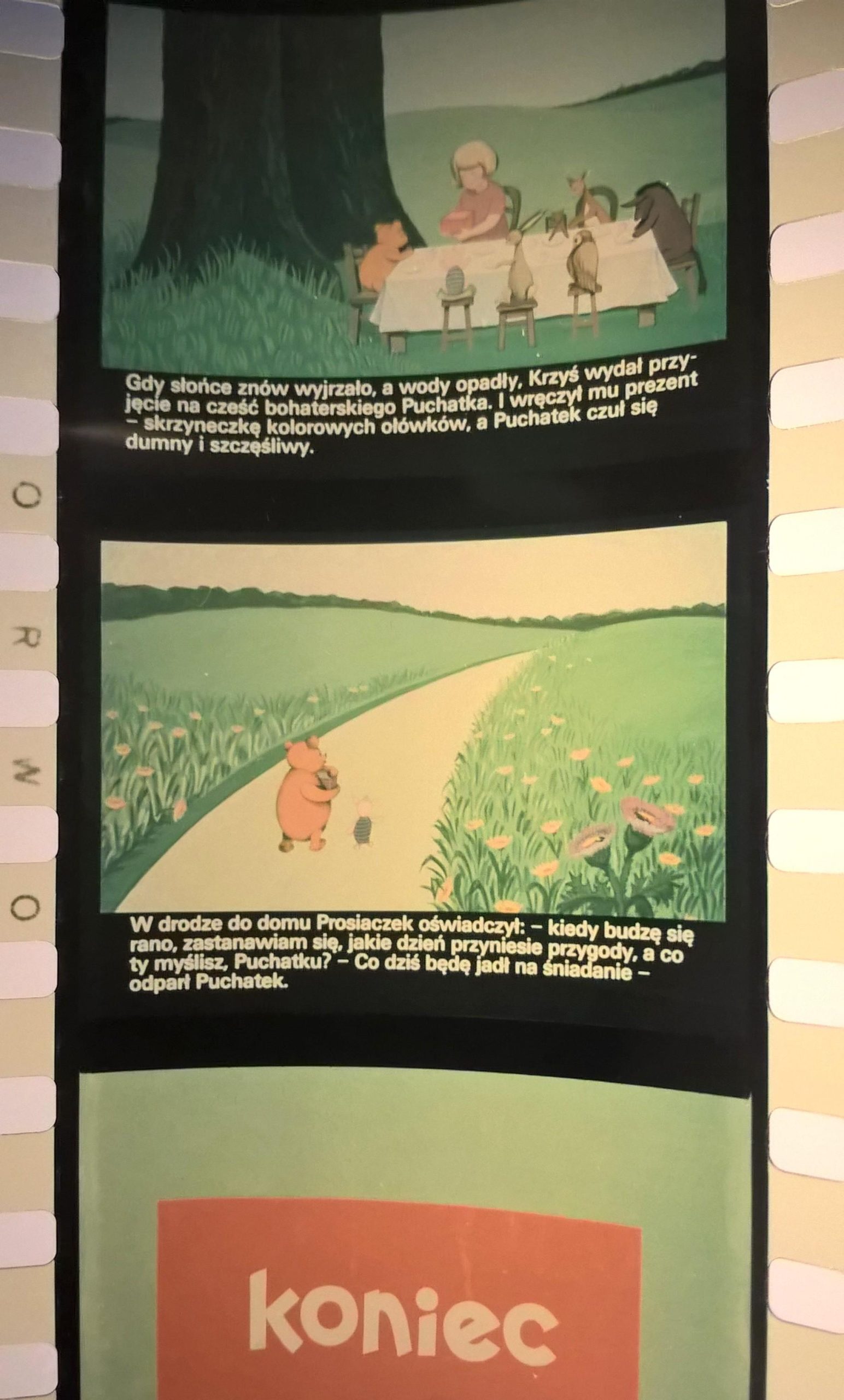 Bajka na projektor – przeźrocze „KUBUŚ PUCHATEK” wg A. A. Milne'a [35]