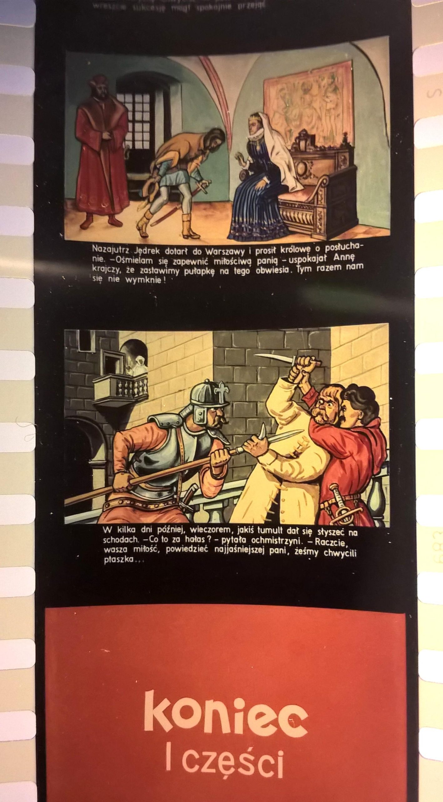 Bajka na projektor – przeźrocze „Krysia Bezimienna” wg Antoniny Domańskiej, 2 części [36,37]