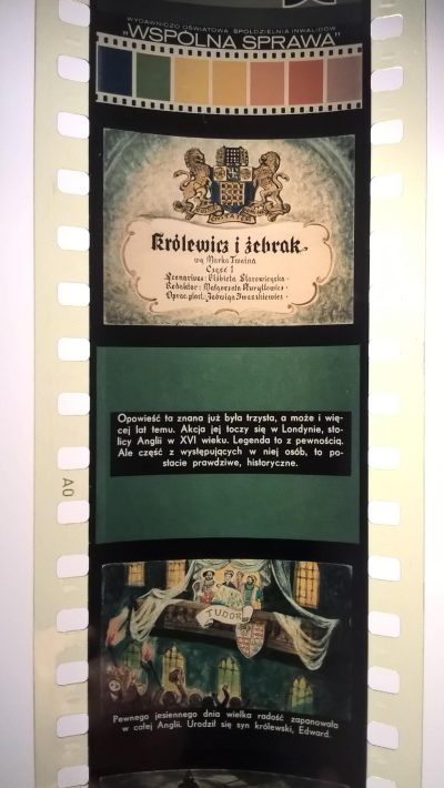 Bajka na projektor, przeźrocze – „KRÓLEWICZ i ŻEBRAK” wg Marka Twaina – Część I i II [53]