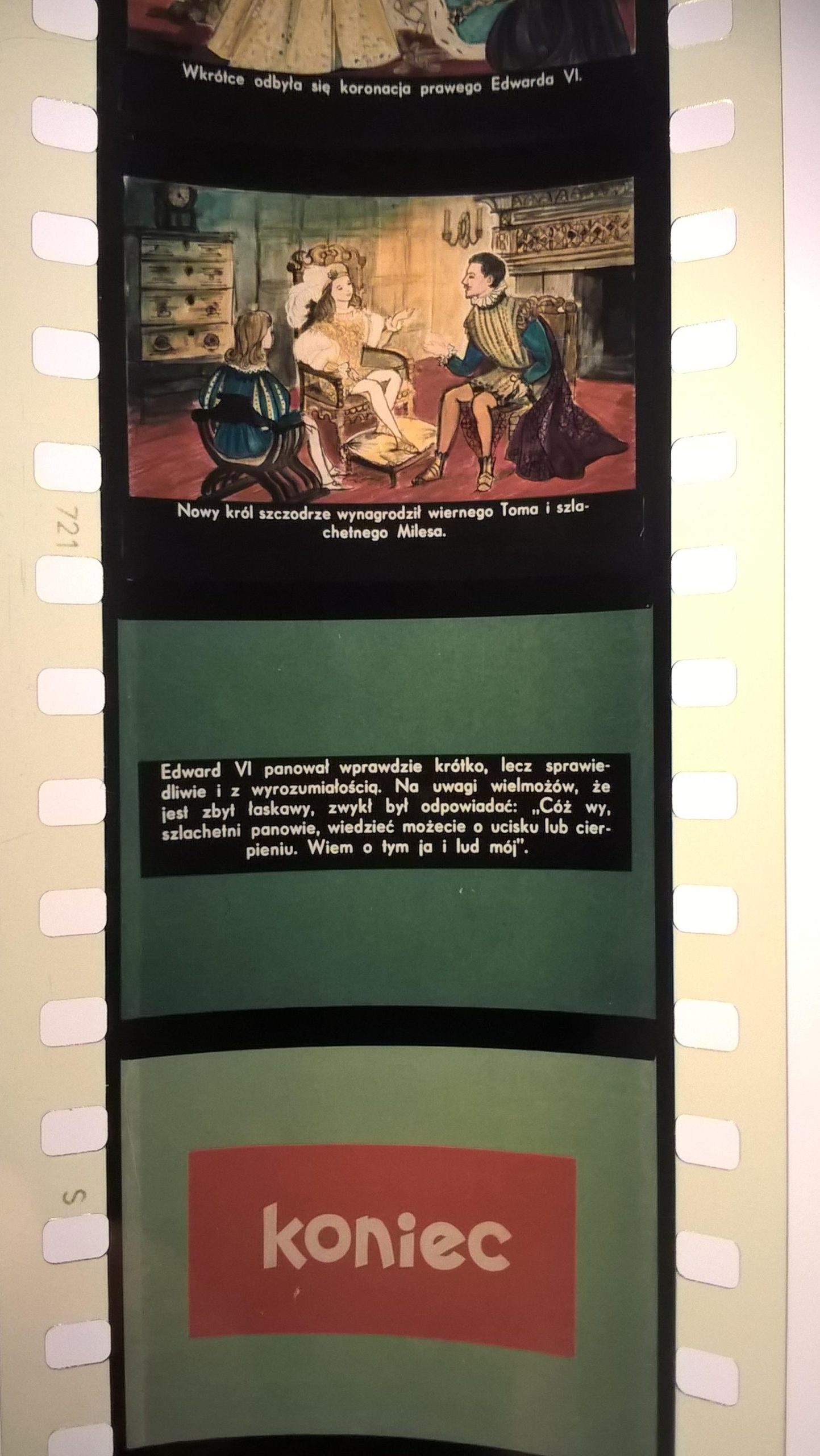 Bajka na projektor, przeźrocze – „KRÓLEWICZ i ŻEBRAK” wg Marka Twaina – Część I i II [53]