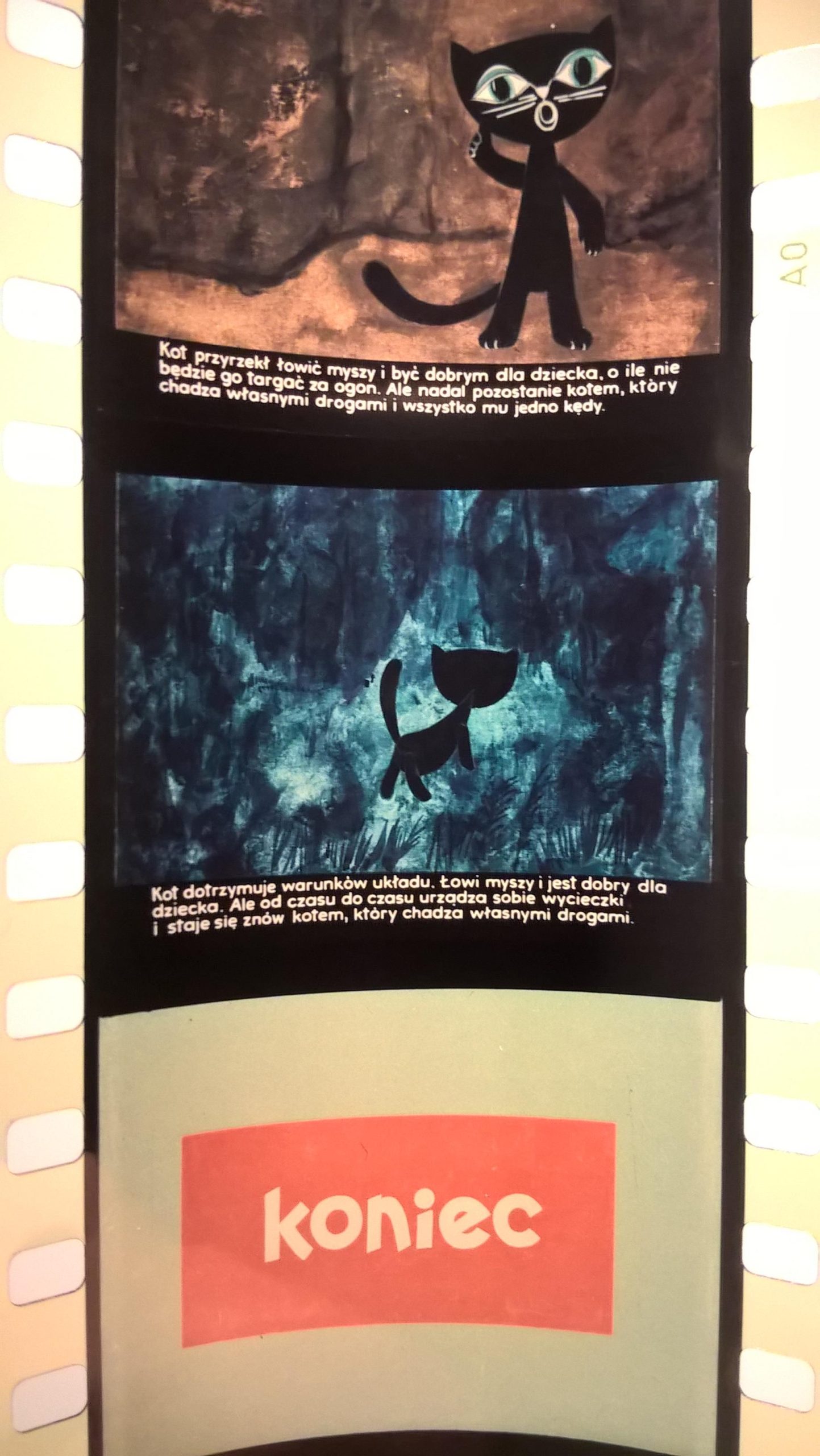 Bajka na projektor, przeźrocze – „KOT, który zawsze chadzał własnymi drogami” wg Rudyarda Kiplinga - II części [57]