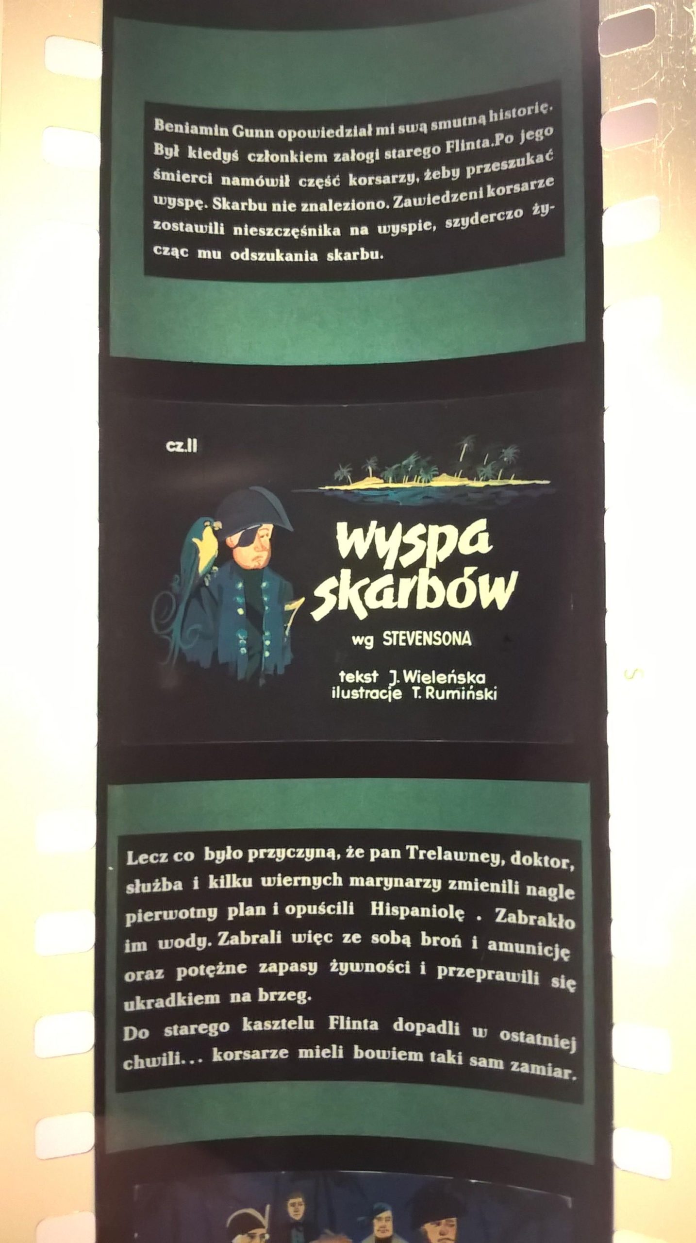 Bajka na projektor, przeźrocze – „WYSPA SKARBÓW” wg Stevensona, II części [58]
