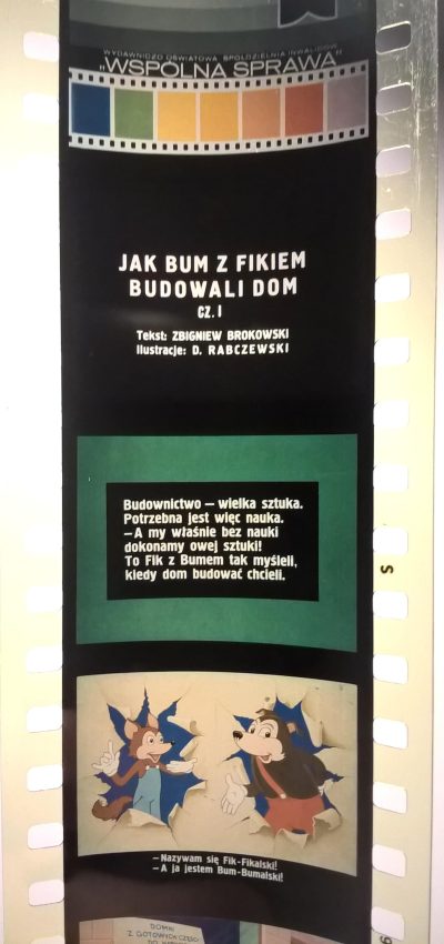 Bajka na projektor – przeźrocze „JAK BUM Z FIKIEM BUDOWALI DOM” II części [40]