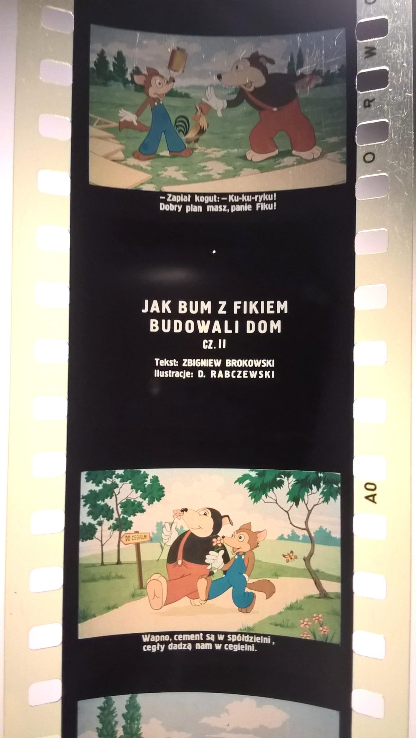 Bajka na projektor – przeźrocze „JAK BUM Z FIKIEM BUDOWALI DOM” II części [40]