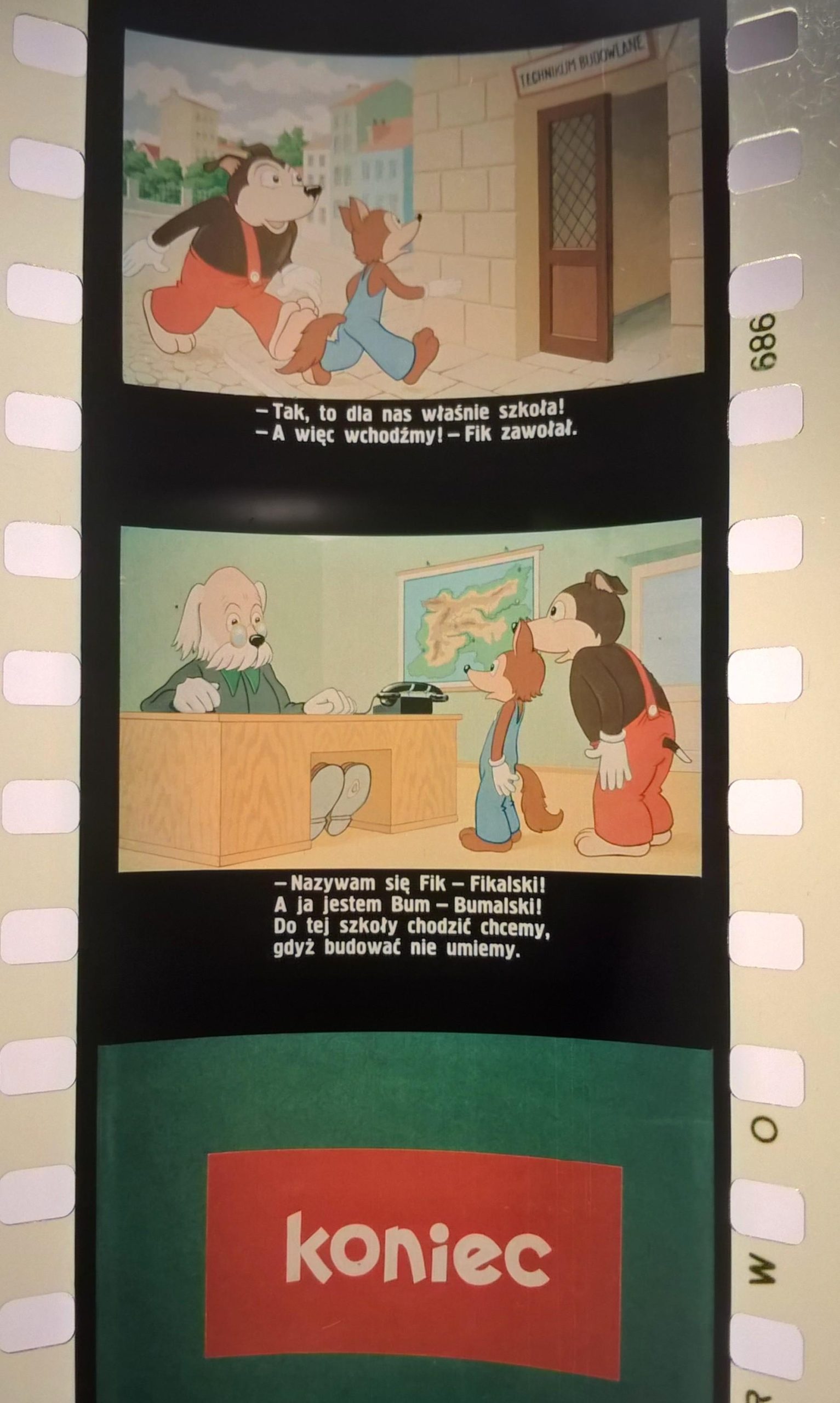 Bajka na projektor – przeźrocze „JAK BUM Z FIKIEM BUDOWALI DOM” II części [40]