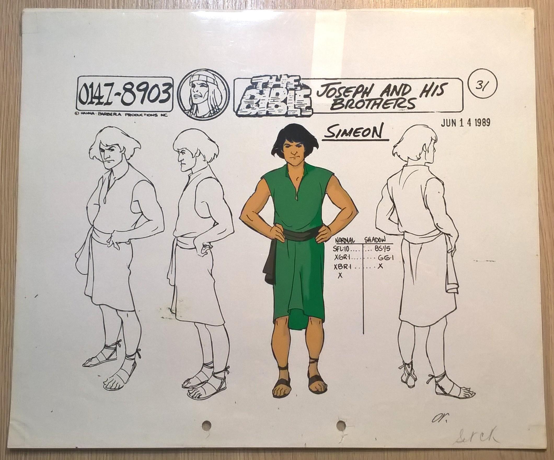 Folia animacyjna „THE BIBLE. JOSEPH AND HIS BROTHERS ”- SIMEON // Biblia. Józef i jego bracia – Symeon