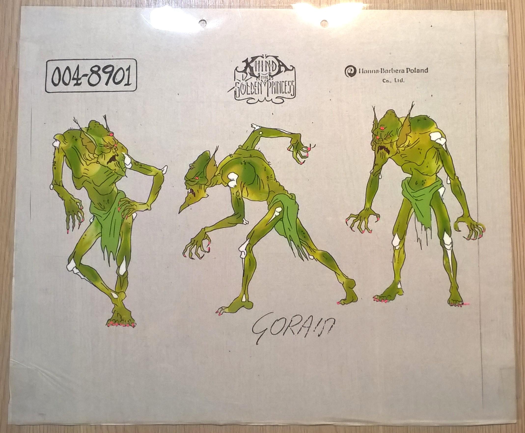 Folia animacyjna z bajki „KHINDA The Golden Princess” – „KHINDA-Złota Księżniczka” – GORAM