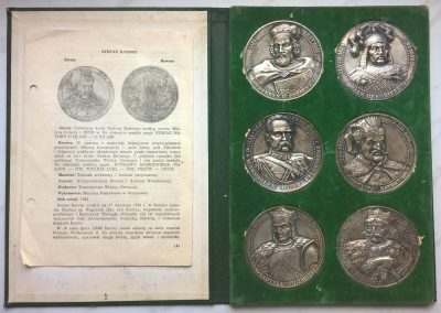 Zestaw medali – królowie polscy – Towarzystwo Wiedzy Obronnej