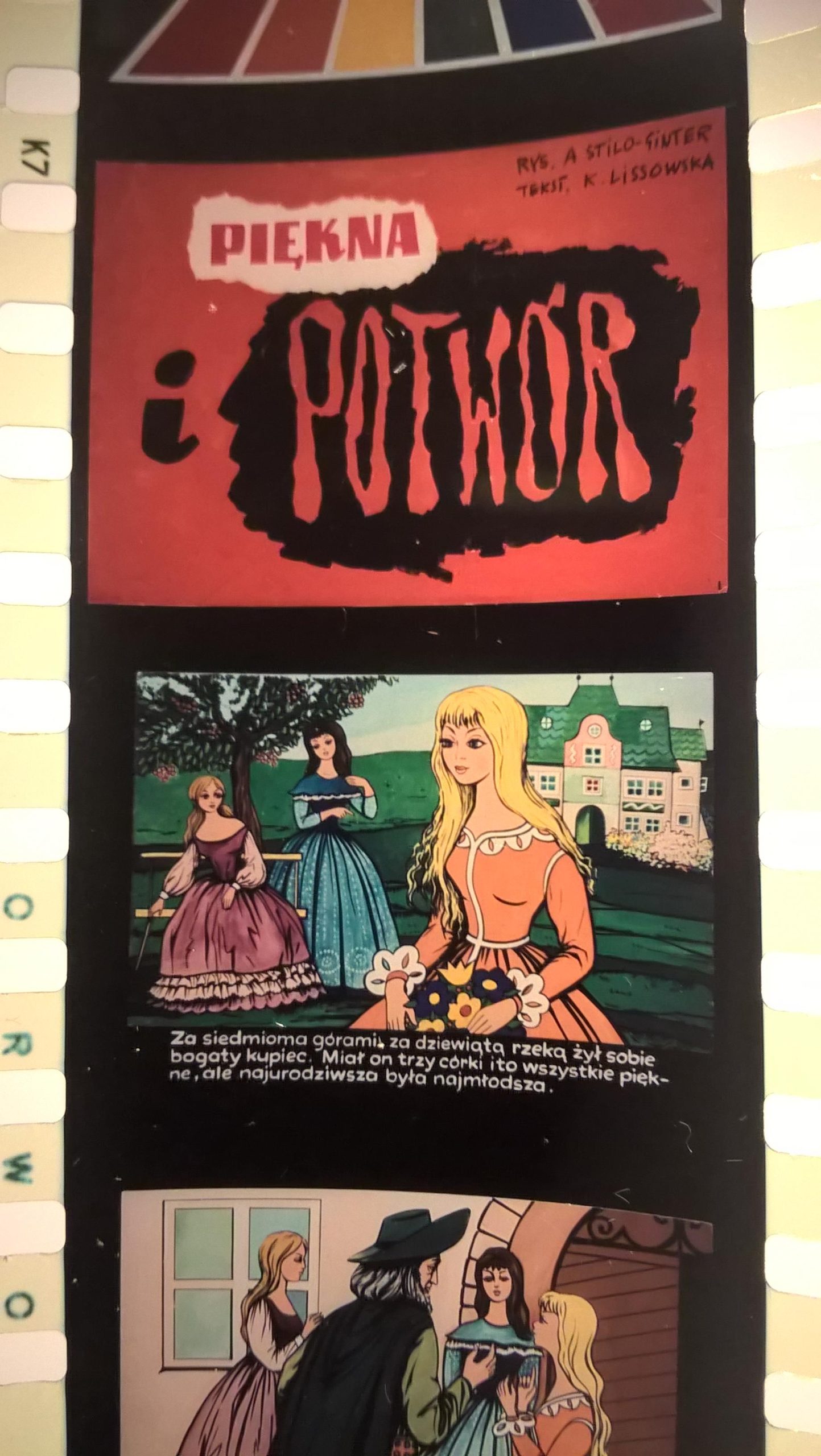 Bajka na projektor – przeźrocze „PIĘKNA I POTWÓR” [84]