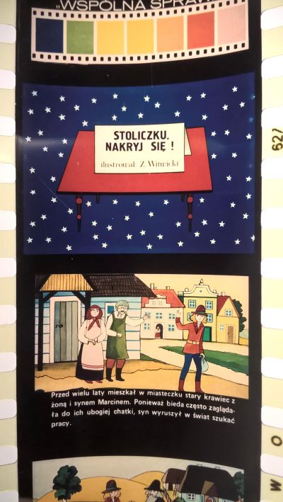 Bajka na projektor – przeźrocze „STOLICZKU, NAKRYJ SIĘ” [85]