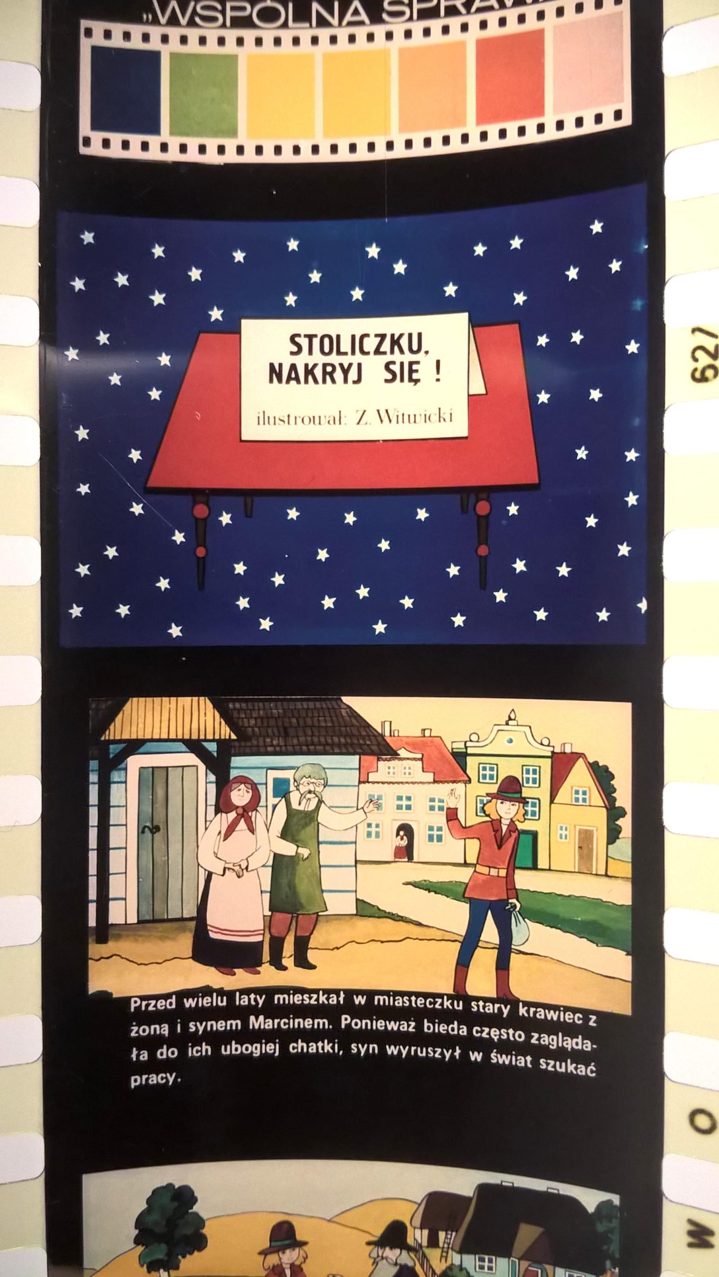 Bajka na projektor – przeźrocze „STOLICZKU, NAKRYJ SIĘ” [85]