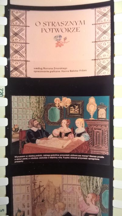 Bajka na projektor – przeźrocze „O STRASZNYM POTWORZE” według Romana Zmorskiego [86]