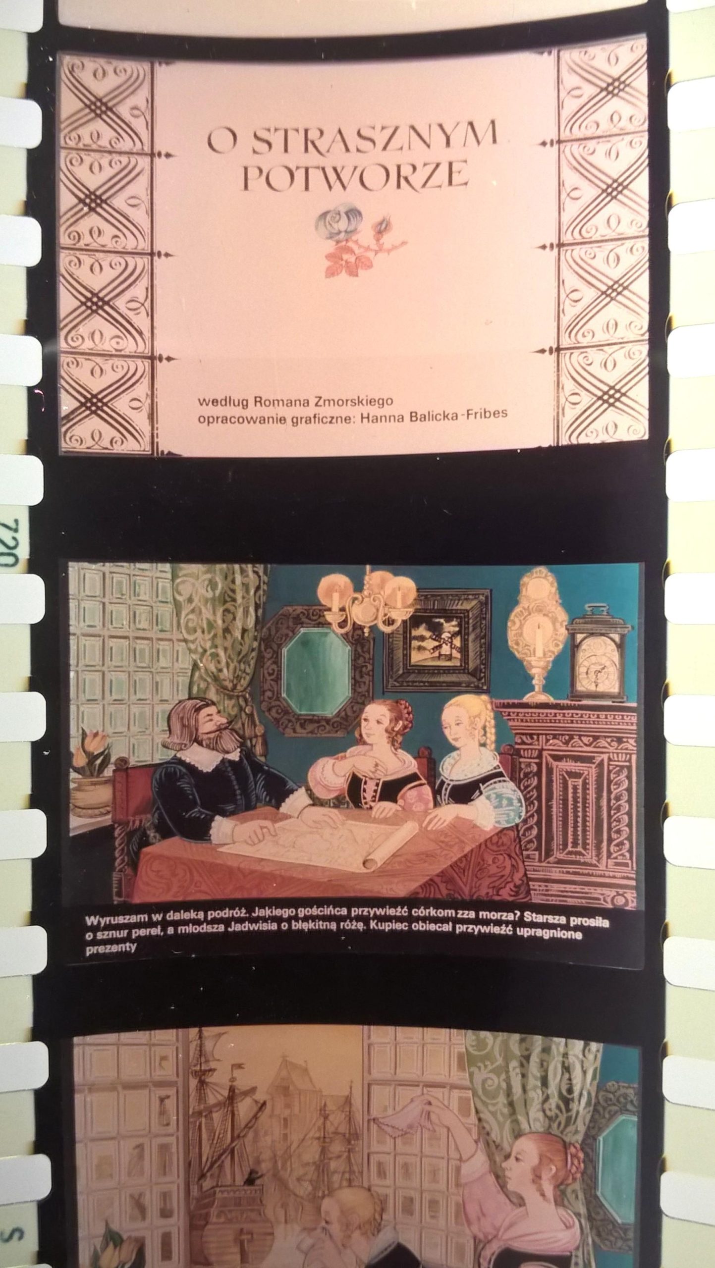 Bajka na projektor – przeźrocze „O STRASZNYM POTWORZE” według Romana Zmorskiego [86]