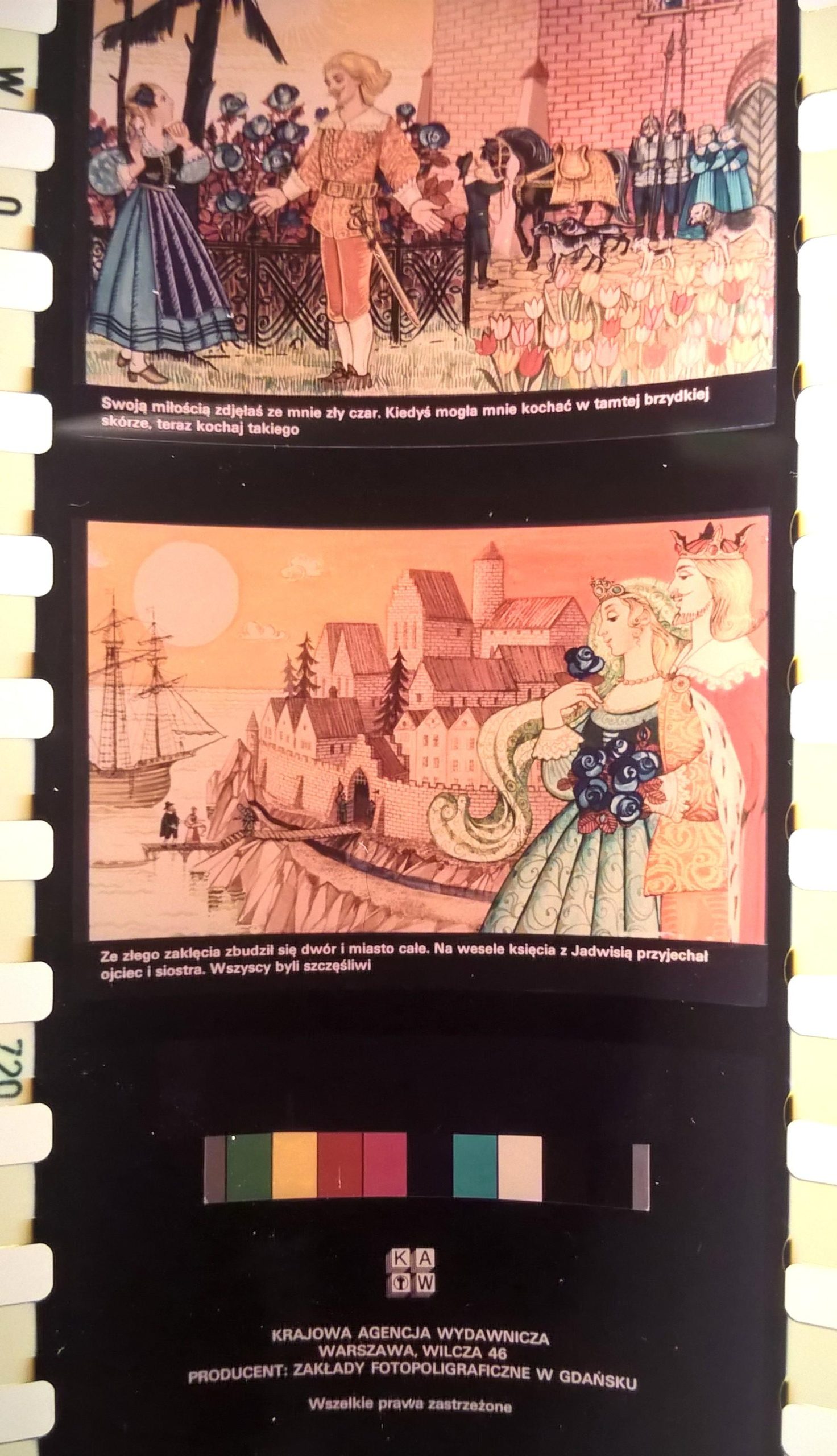 Bajka na projektor – przeźrocze „O STRASZNYM POTWORZE” według Romana Zmorskiego [86]