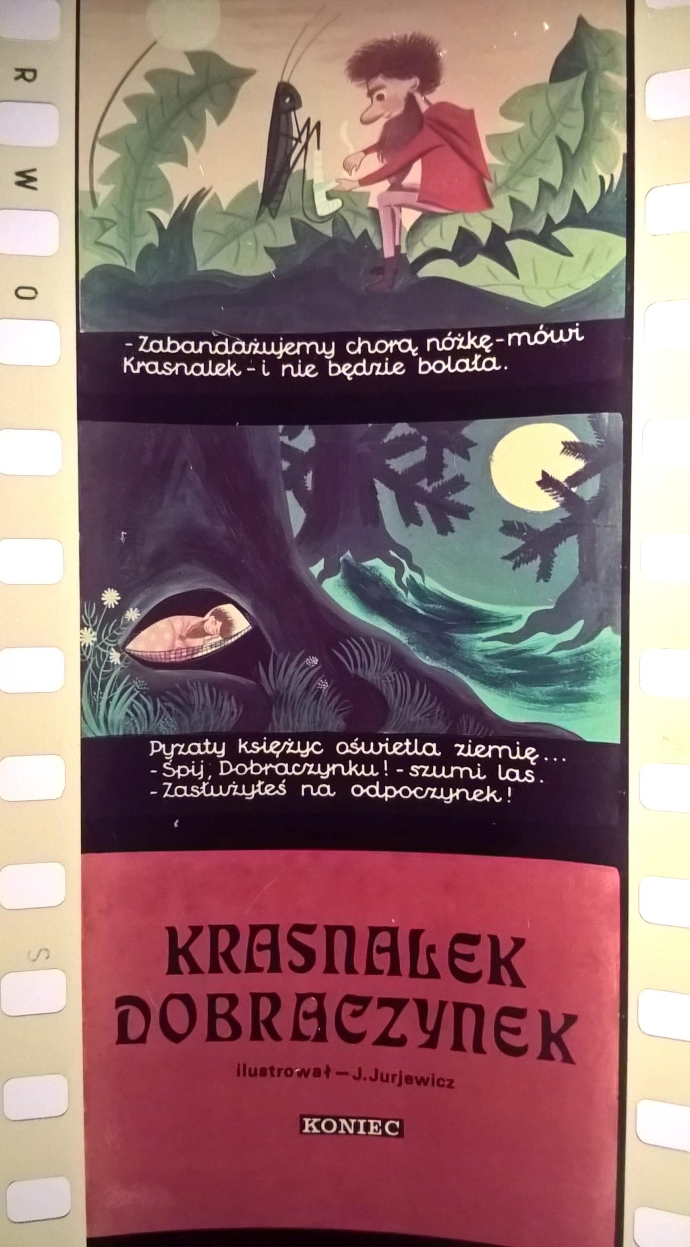 Bajka na projektor – przeźrocze „KRASNALEK DOBRACZYNEK” [87]