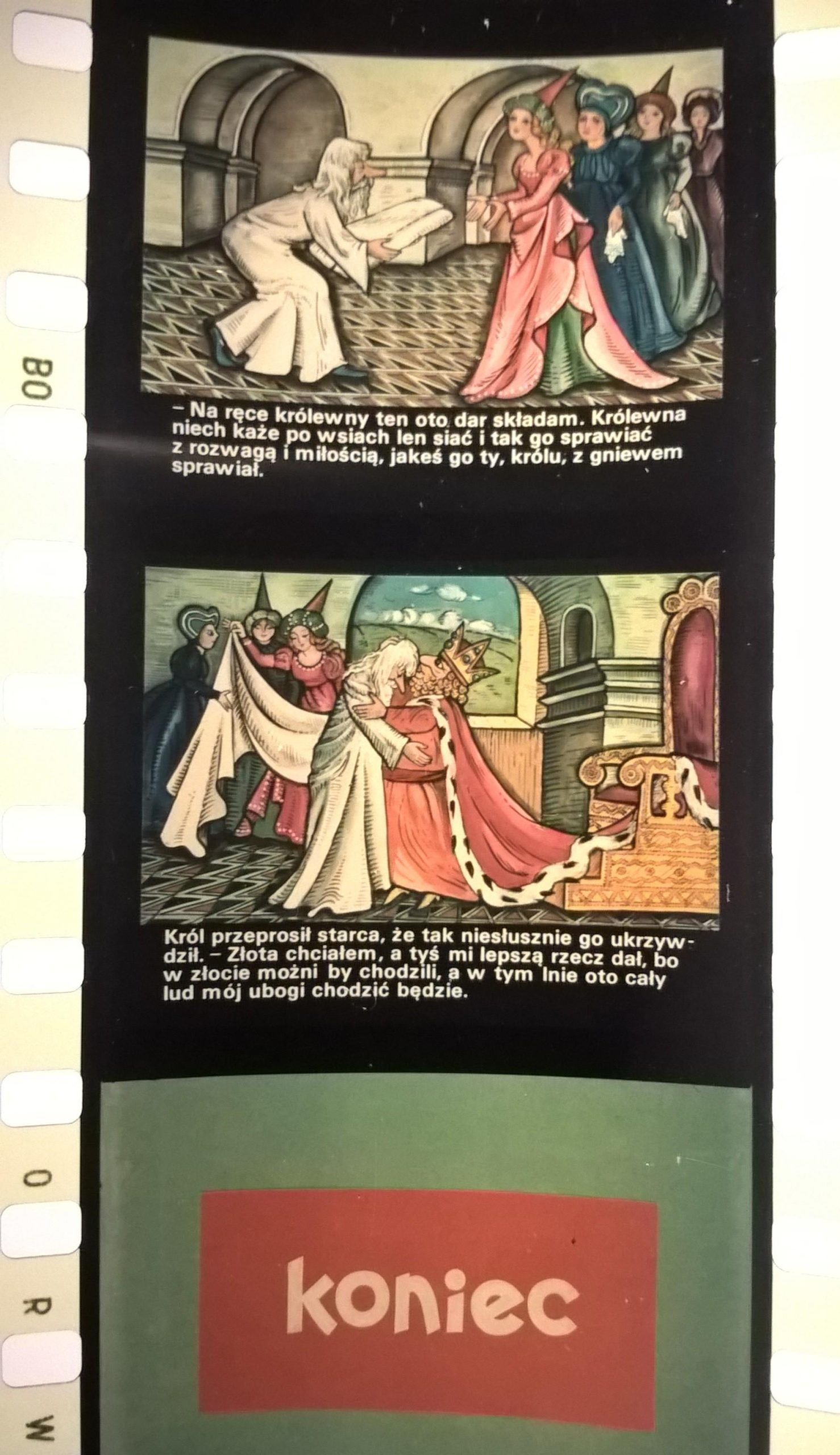 Bajka na projektor – przeźrocze „JAK TO ZE LNEM BYŁO” wg Marii Konopnickiej- 2 części [91]