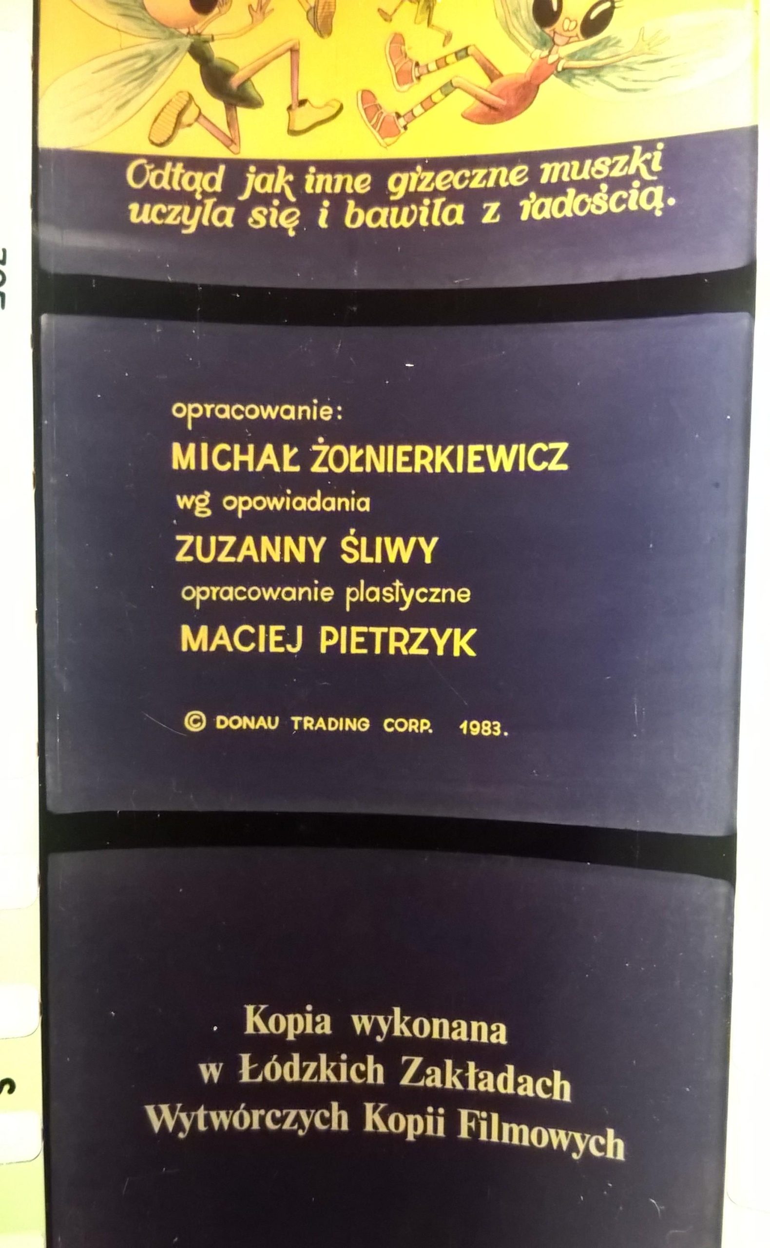 Bajka na projektor, przeźrocze – „MUCHA KŁAPOUCHA”