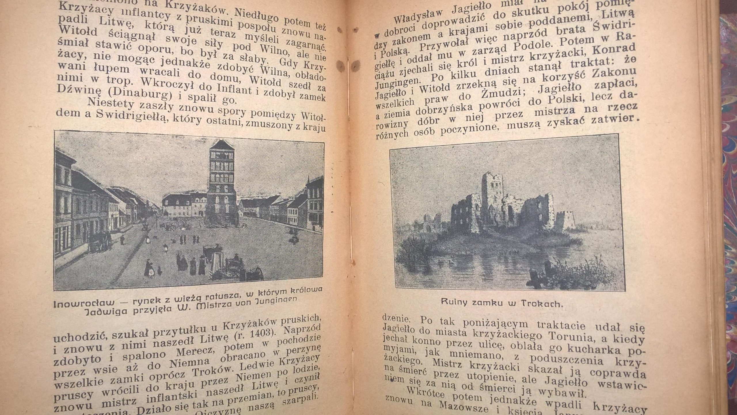 Książka "Założenie i znaczenie ARCYBISKUPSTWA GNIEŹNIEŃSKIEGO" 1908 r. oraz "KRZYŻACY. Krótka historia zakonu krzyżackiego w Polsce" 1908 r. oraz HENRYK SIENKIEWICZ Nowele