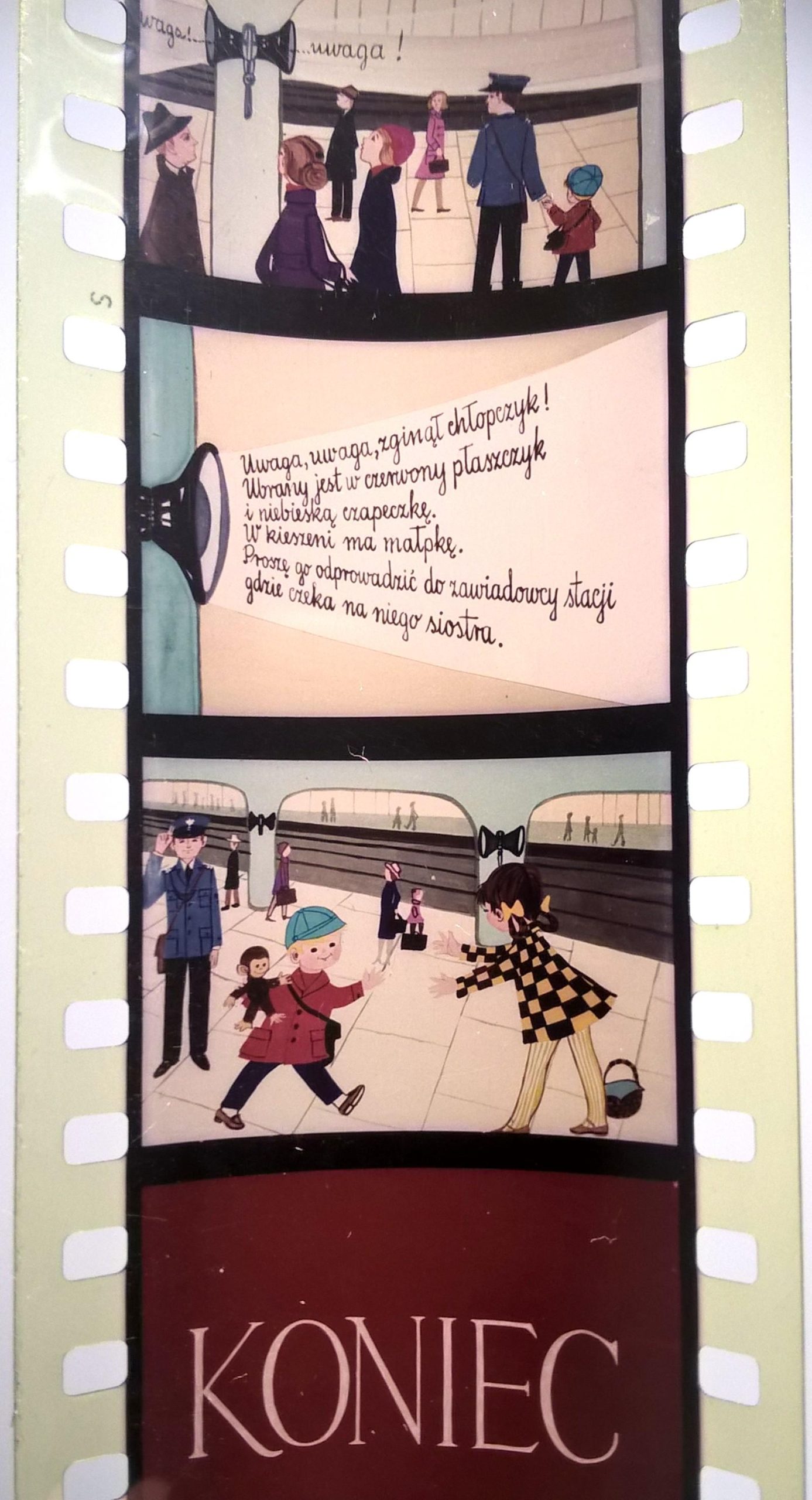 Bajka na projektor – przeźrocze „PRZYGODA Z MAŁPKĄ” wg Stefanii Szuchowej [50]